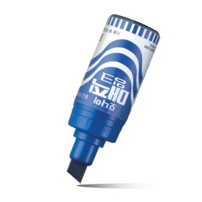 MONAMI Oil Magic Ink Permanent Marker Water Proof Bottle Type Blue 12pcs