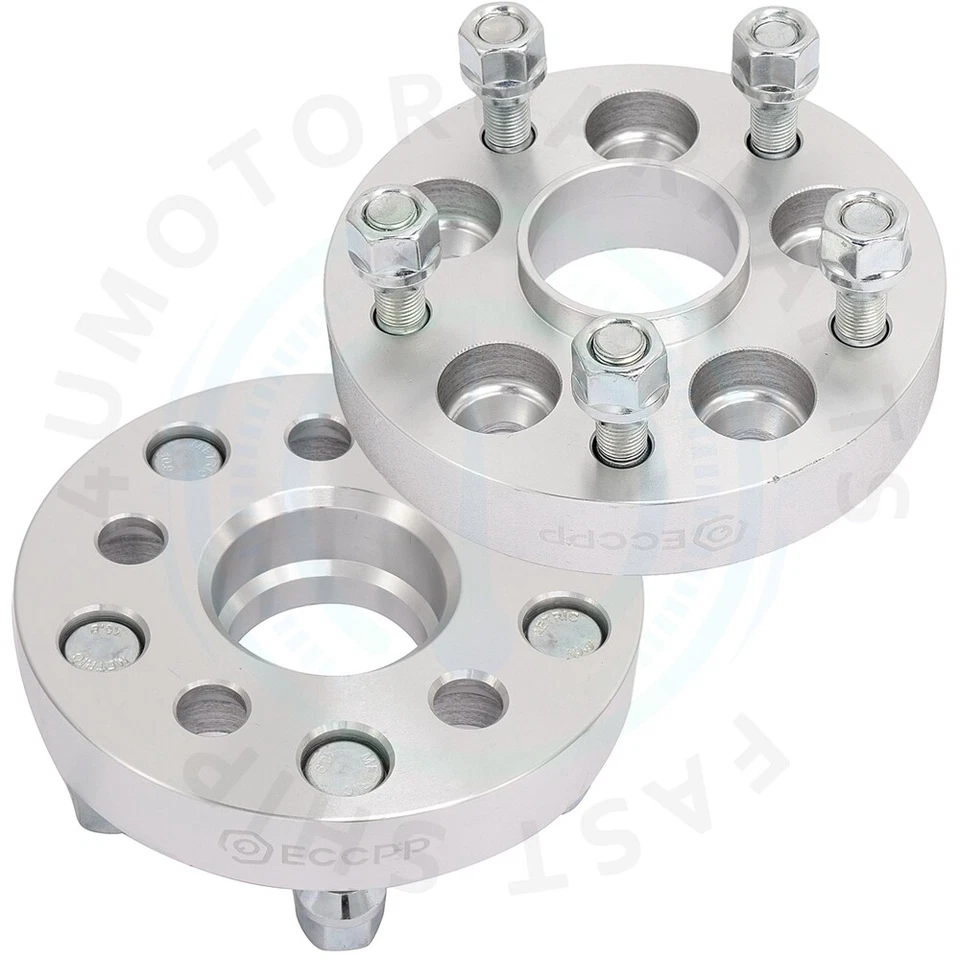 For 2004-06 Saab 9-2X Subaru Toyota Scion 2x 25mm 5x100 to 5x114.3 Wheel Spacers - Image 3 of 4