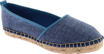 Women's Annie Shoes Taffy Denim Linen Espadrilles Sz 7.5 NIB