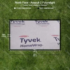 Tyvek Footprint for the North Face Assault 2 Futurelight Tent