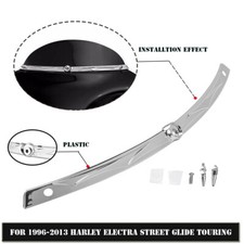 Genuine Harley Davidson L K Touring Chrome Windshield Trim Kit  
