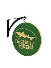 Dogfish Head Craft Brewed Ales Double Sided Pub Sign