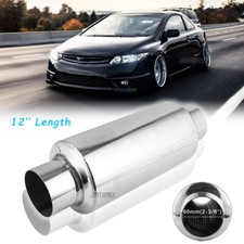2.5 Inletoutlet Exhaust Muffler Resonator Deep Tone Stainless For Honda Civic 2.5 Inletoutlet Exhaust Muffler Resonator Deep Tone Stainless For Honda Civic