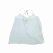 NWT Abercrombie Fitch Strappy Camisole Tank Top XS Womens Light Blue Chiffon