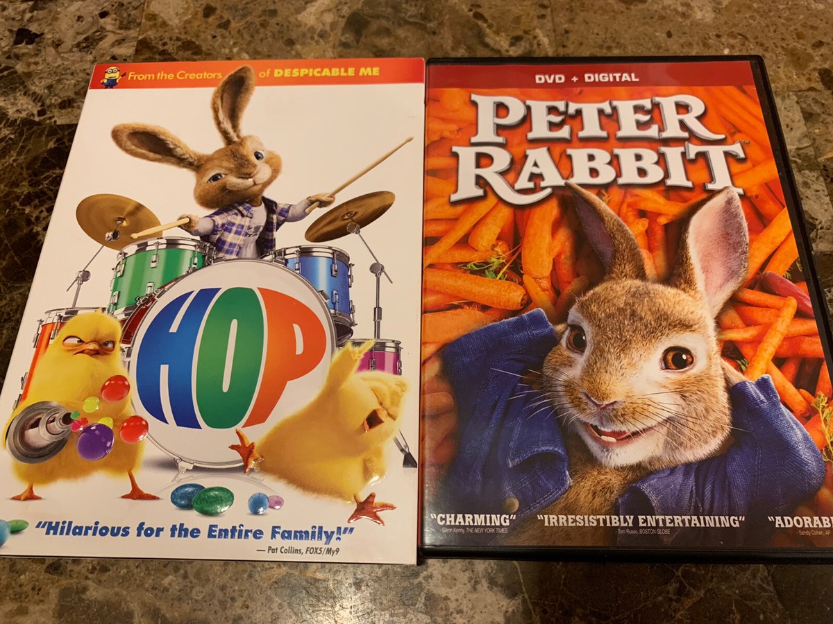 Hop DVD Feat Voices James Marsden Kaley Cuoco & Peter Rabbit DVD