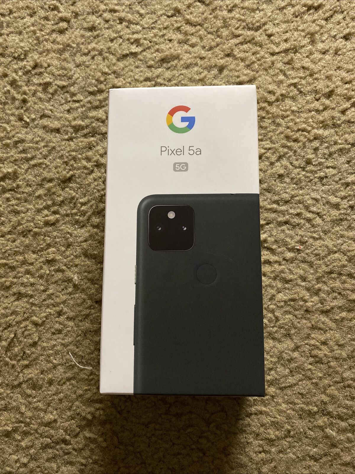 Google Pixel 5a 5G G1F8F - 128GB - Mostly Black (Unlocked) (Single 