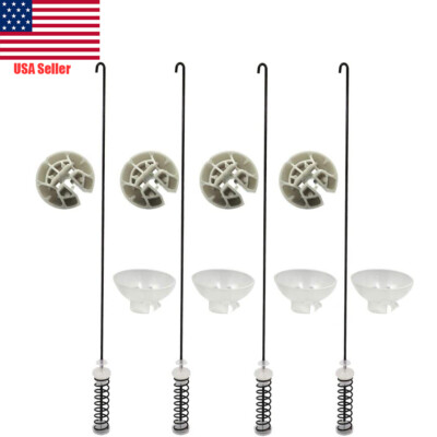 4Pcs Suspension Rods Kit For Roper Washer RTW4516FW0 RTW4516PW1 RTW4641BQ1