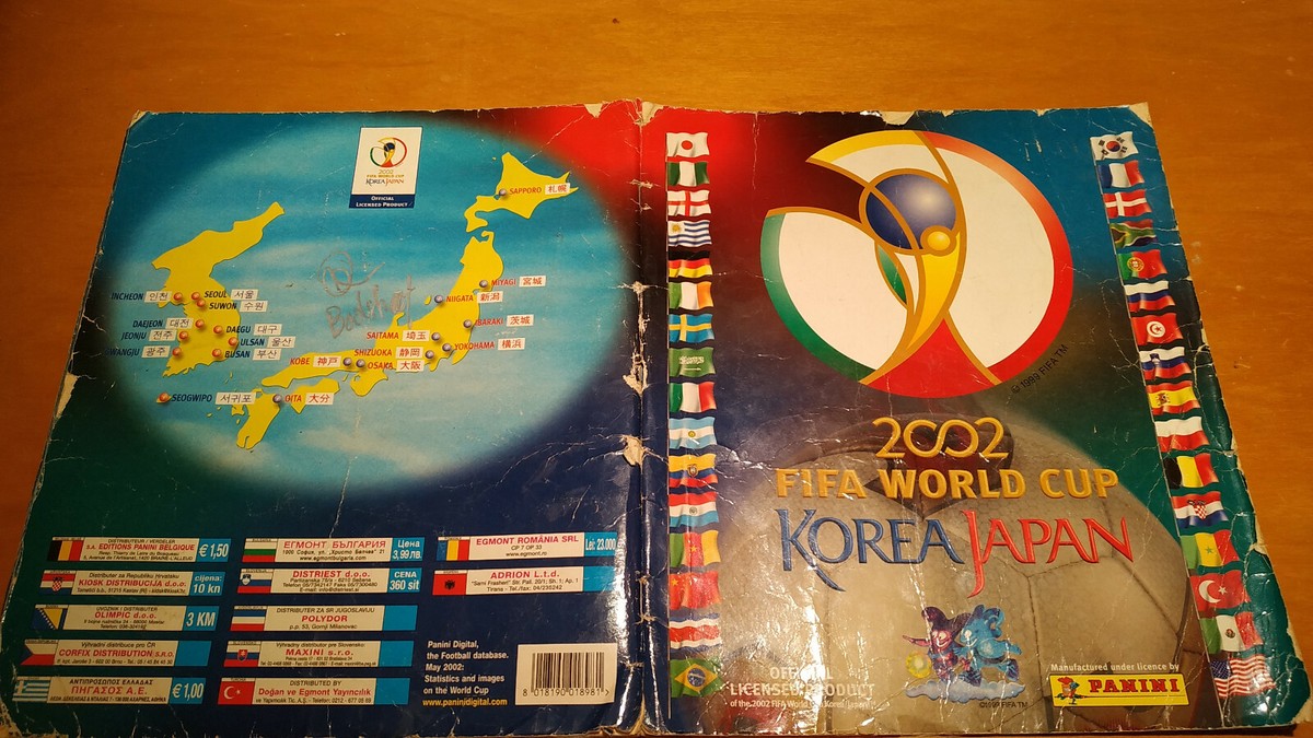 2002 FIFA WORLD CUP PANINI ALBUM 96.7% almost COMPLETE 557/576 | eBay