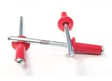 Red 3/16" Small Head Aluminum Steel Mandrel Pop Rivets 250 ct Racing Fasteners