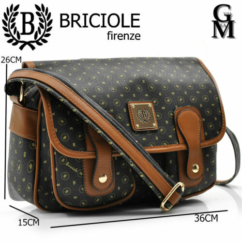 Borsa A Tracolla In Cotone - Unisex, 2 Misure, Con Zip E Tasca Interna - Foto 4