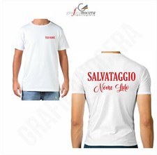 T-Shirt Salvataggio Bagnino Personalizzata Lido Estate 100% cotone Unisex