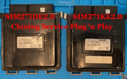 Mercedes 2711500391 SIM271DE20 ECU ECM Programming Cloning Service Plug n Play - Foto 1 di 3