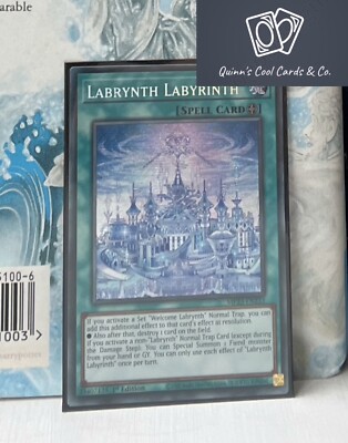 YuGiOh Labrynth Labyrinth SECRET RARE MP23-DE233 1. Auflage Unbespielte Karte