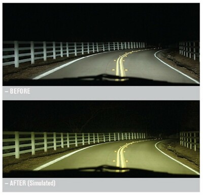 Alogena H7 55W 3000K Giallo Due Lampadine Nebbia Luce - Foto 4