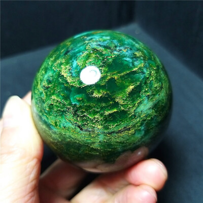 ★ADERERROR★ Dimension Ball Product. 131 Green RARE 312.6g Natural African Green Emerald Jasper Crystal