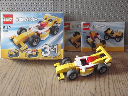 Lego Creator 3in1 31002 Super Racer (100% Complete) Pck