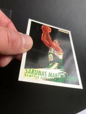 1995 SARUNAS MARCIULIONIS Fleer Basketball  Card # 375 Made in USA