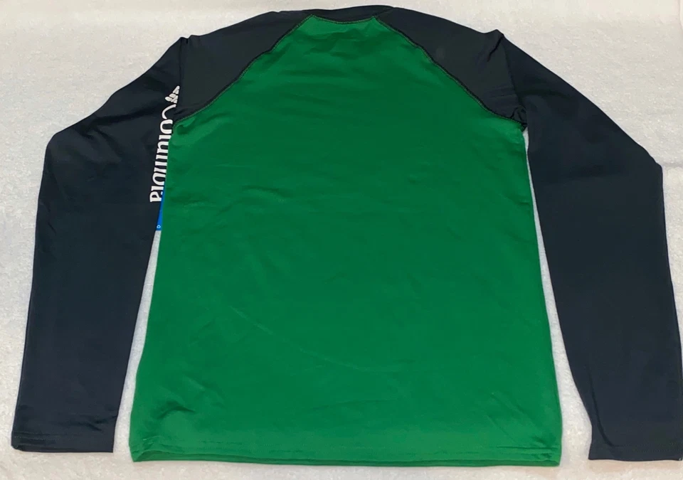 Camisa COLUMBIA Omni Shade Steamboat Rock L/S verde Sunguard meninos jovens P M G - Imagem 4 de 4
