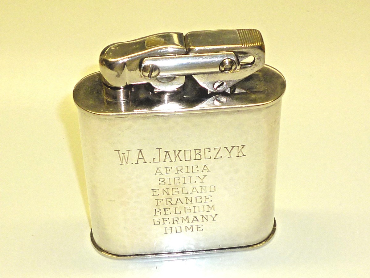 KW (KARL WIEDEN) Model 650/G Table Lighter With 835 Silver Case