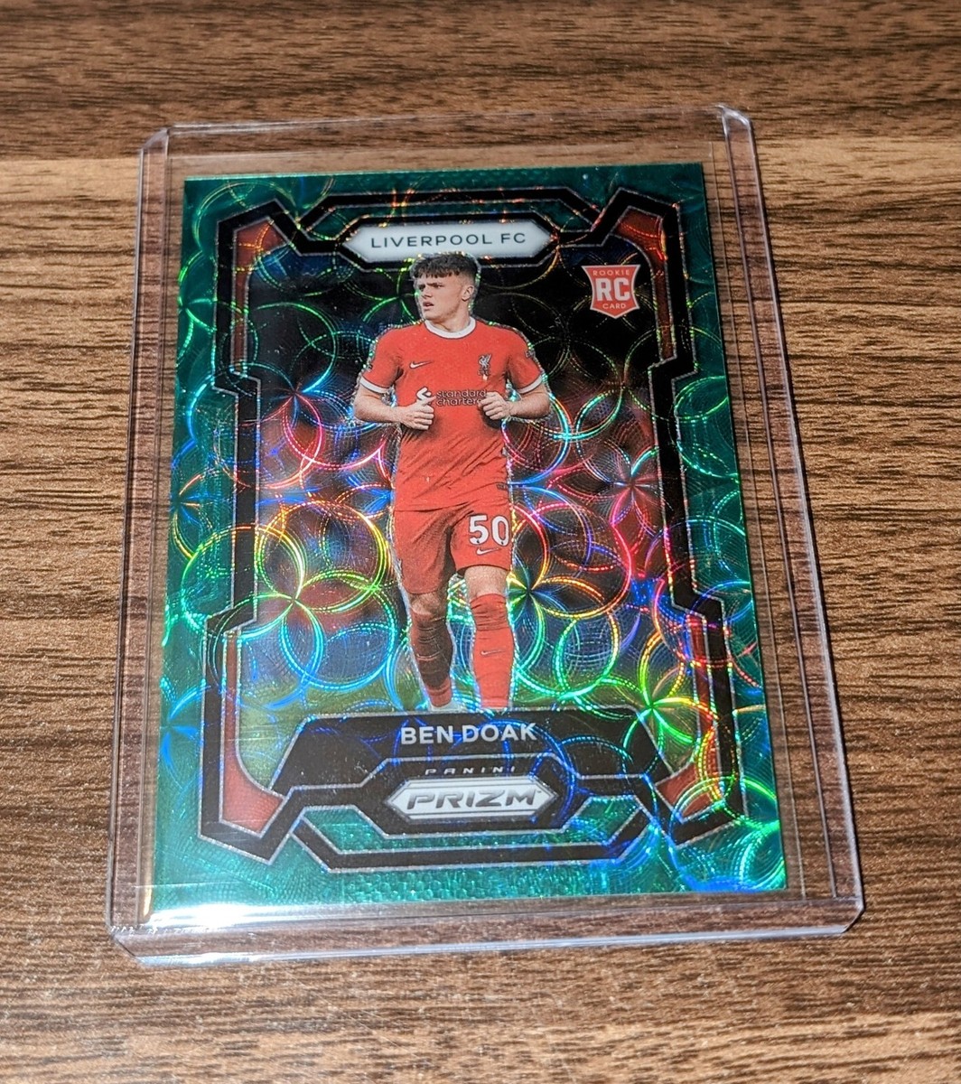 2023-24 Panini Prizm EPL Ben Doak Green Choice Prizm /5 Rookie RC 