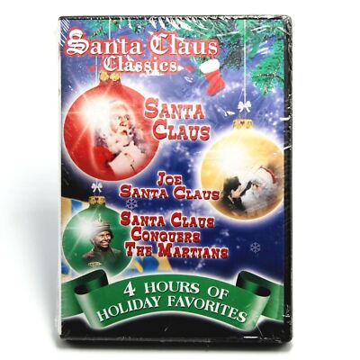 Santa Claus Conquers Martians 1964 6 Classic Christmas Movies Silent Night DVD