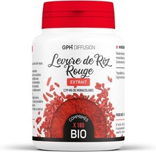 Levure de Riz Rouge Bio  180 comprimés