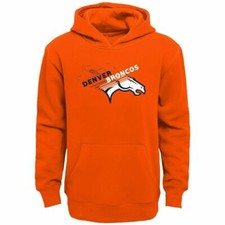 NFL Denver Broncos Youth Boys Hoodie Sweatshirt NWT
