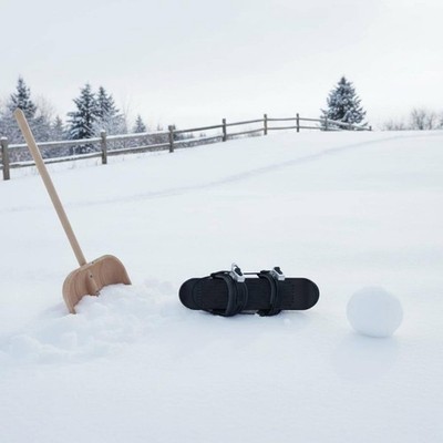 Mini Skiskates Leicht Tragbar Mini Kurzski Skates Sichere Bindung Für Rodelhang