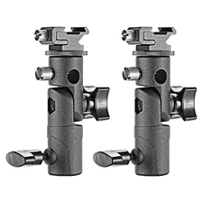 Neewer Camera Flash Speedlite Mount Swivel Light Stand Bracket for Canon Nikon