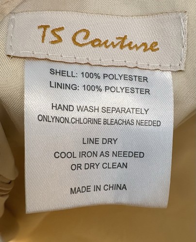 Wedding Dress Lan Ting Bride TS Couture Ivory Illusion A-Line Sleeve Small NEW! - Afbeelding 5 van 16