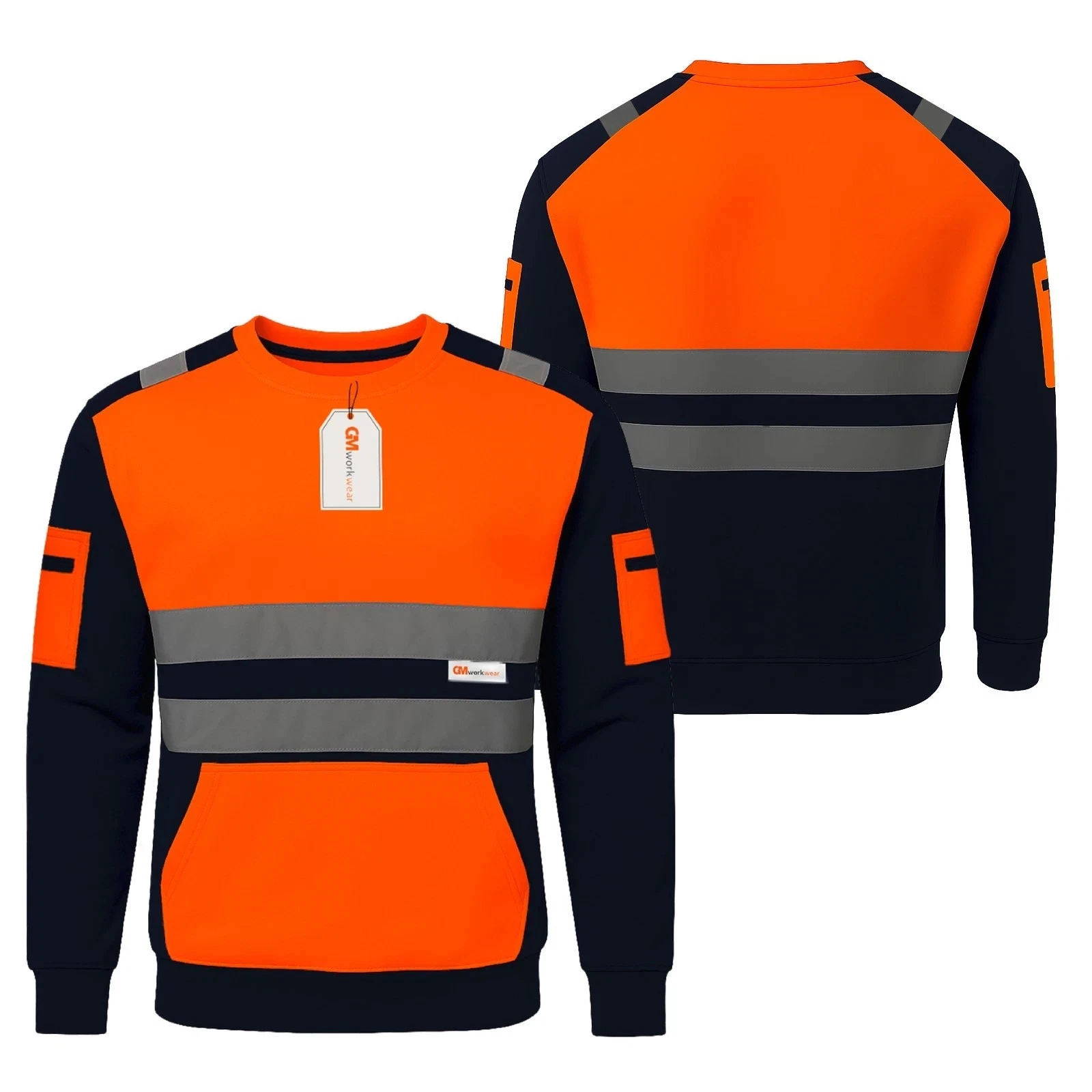 Additional supplied crew-neck sweatshirt product view 2