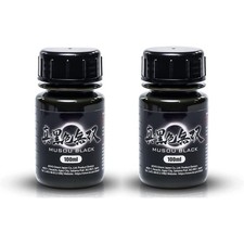 MUSOU BLACK, World Blackest Acrylic Paint, 100ml x 2 Pack, 3.38 Fl Oz Pack of 2