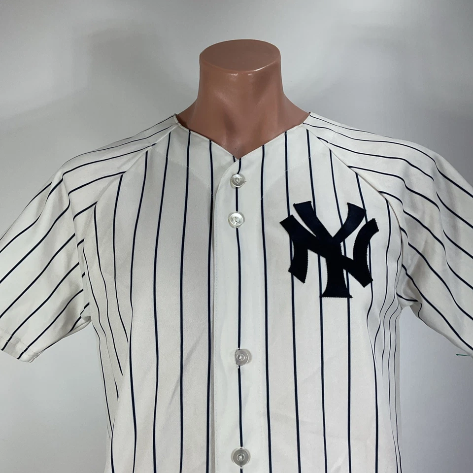 Camiseta para mujer vintage Y2K Majestic Derek Jeter New York Yankees #2 XL cosida Foto 3 de 4