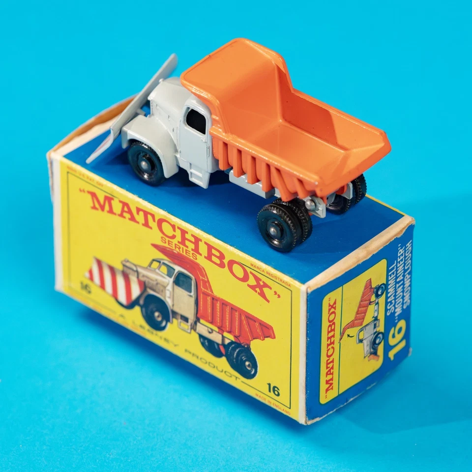 Matchbox Regular Wheels / MB 16 C2 / Scammell Mountaineer Snow Plow / 1964 MIB - Image 3 of 4