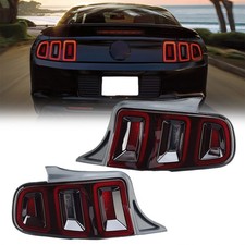 Pair Led Rear Tail Light Lamp Brake For Ford Mustang 2010 2011 2012 2013-2014