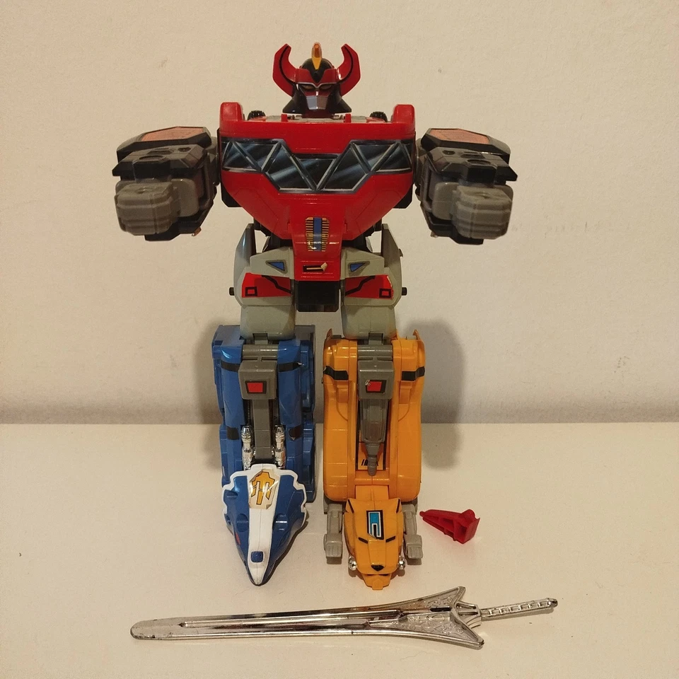 Megazord Dino  - Power Rangers Mighty Morphin - 1991 BANDAI Robot - Immagine 4 di 4