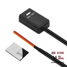 DIY Button Switch Paste Type ON/Off for Fog Light, 12V/1A, White LED, Double