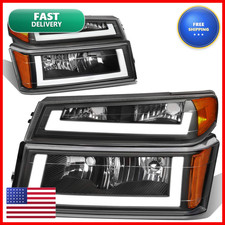 Dna Motoring Hl-Lb-Ccol044P-Bk-Am Led Drl Bumper Turn Signal Lamp
