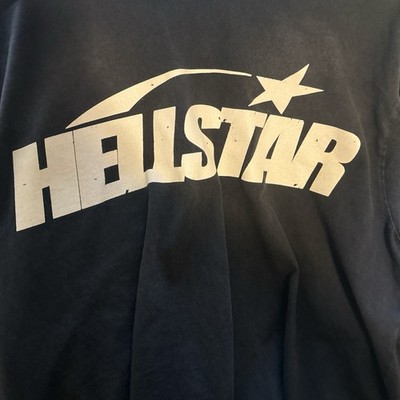 Hellstar Men's T-Shirt Black and White Size XL 100% Authentic Worn Barely