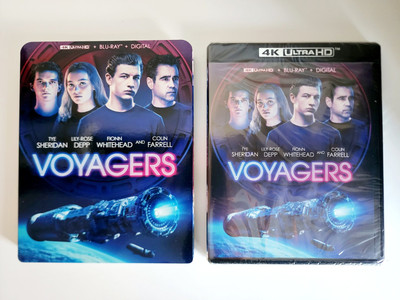 Voyagers (2021): 4K, Blu Ray, Digital w/ Slipcover Sealed New Mint Ships In Box