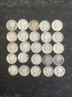 Silver Mercury Dimes! Lot Of 25 All Different Dates And Mints!