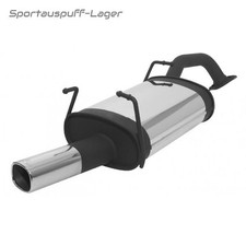 Remus Sportauspuff für Nissan Primera Typ P12 Limo 2.2D 92x78mm viereckig