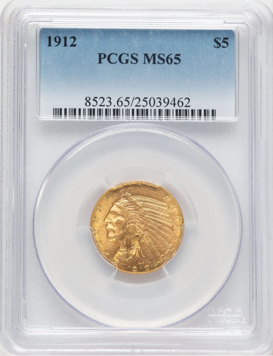 MS 65 Half Eagle $5 US Gold Coins Pre-1933 for sale | eBay