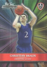 2021-22 Wild Card Alumination Basketball Rainbow Parallel
