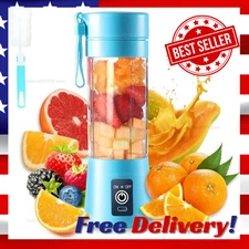 Portable Blender Personal Mini Mixer Protein Shakes Juicer Cup USB Rechargeable