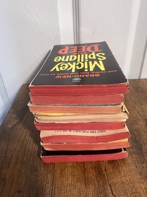 8 vintage MICKEY SPILLANE paperback lot Killer Mine, The Deep, Kiss Me Deadly