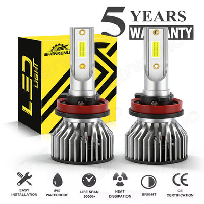 For Ford C-Max 2013-2018 2X H11 LED Headlight Low Beam Bulbs 6000K White