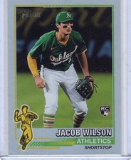 2025 Topps Heritage Image Variation Jacob Wilson #15 (RC)  *FreeShip*