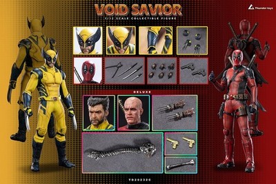 Thunder Toy TD20232C 1/12 Void Savior 6'' Male Action Figure Toys Double Set
