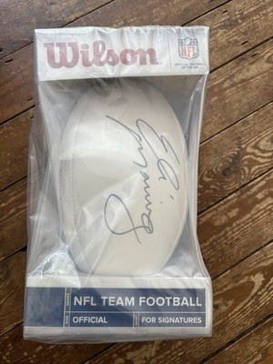NFL Wilson Football signiert von Eli Manning New York NY Giants. Verpackt, ungeöffnet!